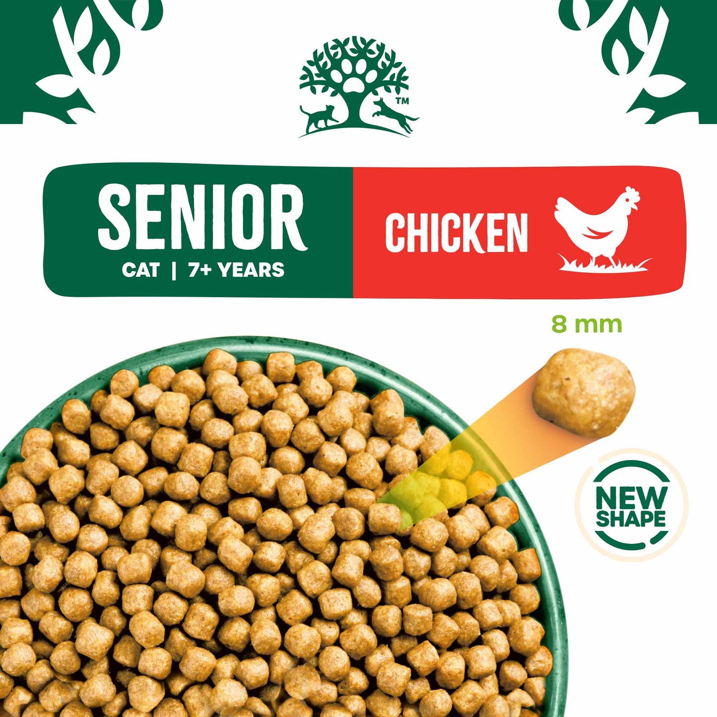 James Wellbeloved Senior Dry Cat Food - Chicken