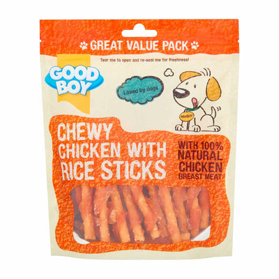 Good Boy Good Boy Chewy Stick Chicken Adult Treat Dog pet food packaging