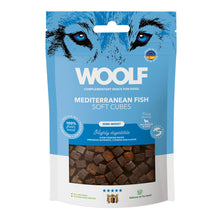 Woolf Soft Cubes Dog Snacks - Mediteranean Fish - 100g