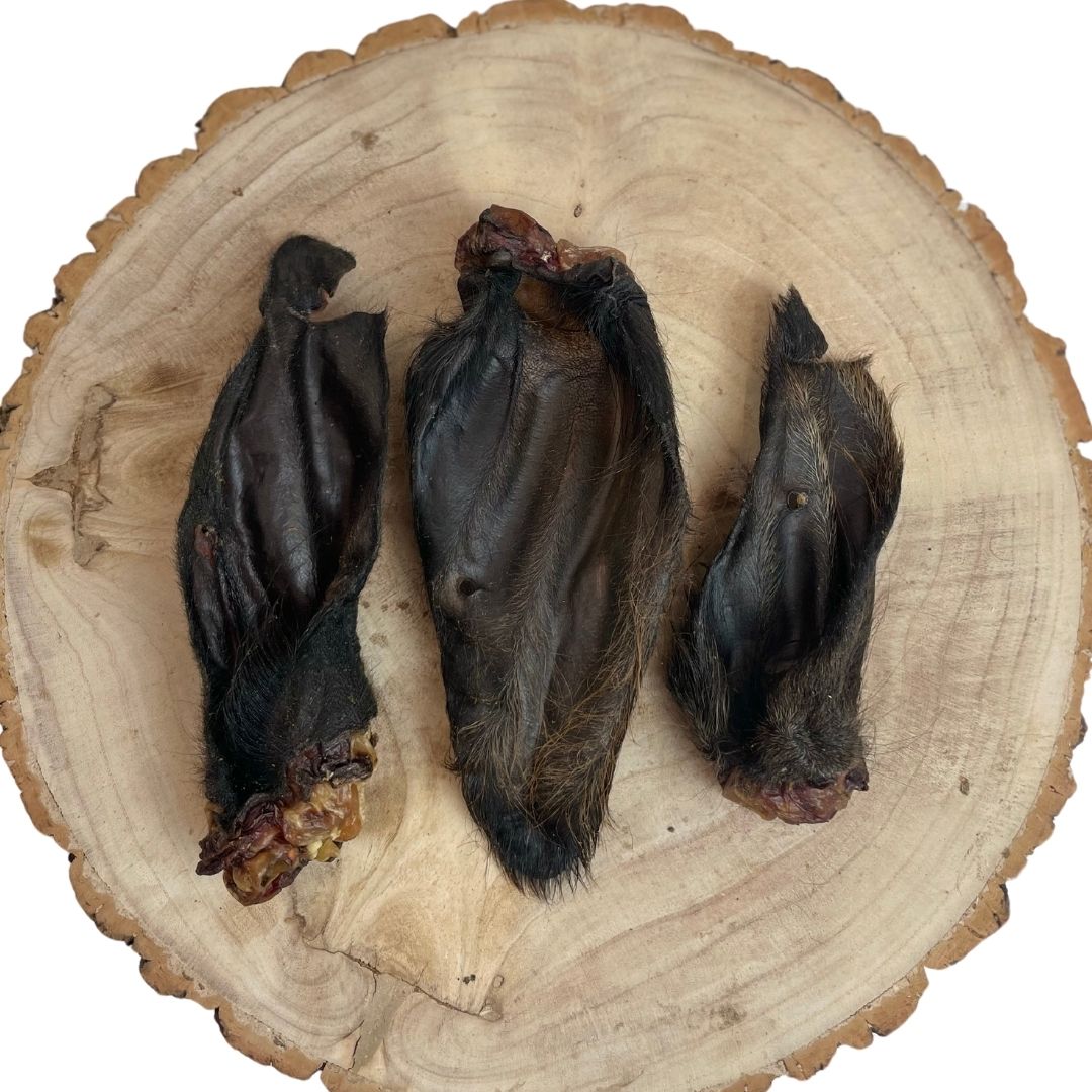 Paddock Farm Hairy Buffalo Ears Natural Dog Chews - 50 pack