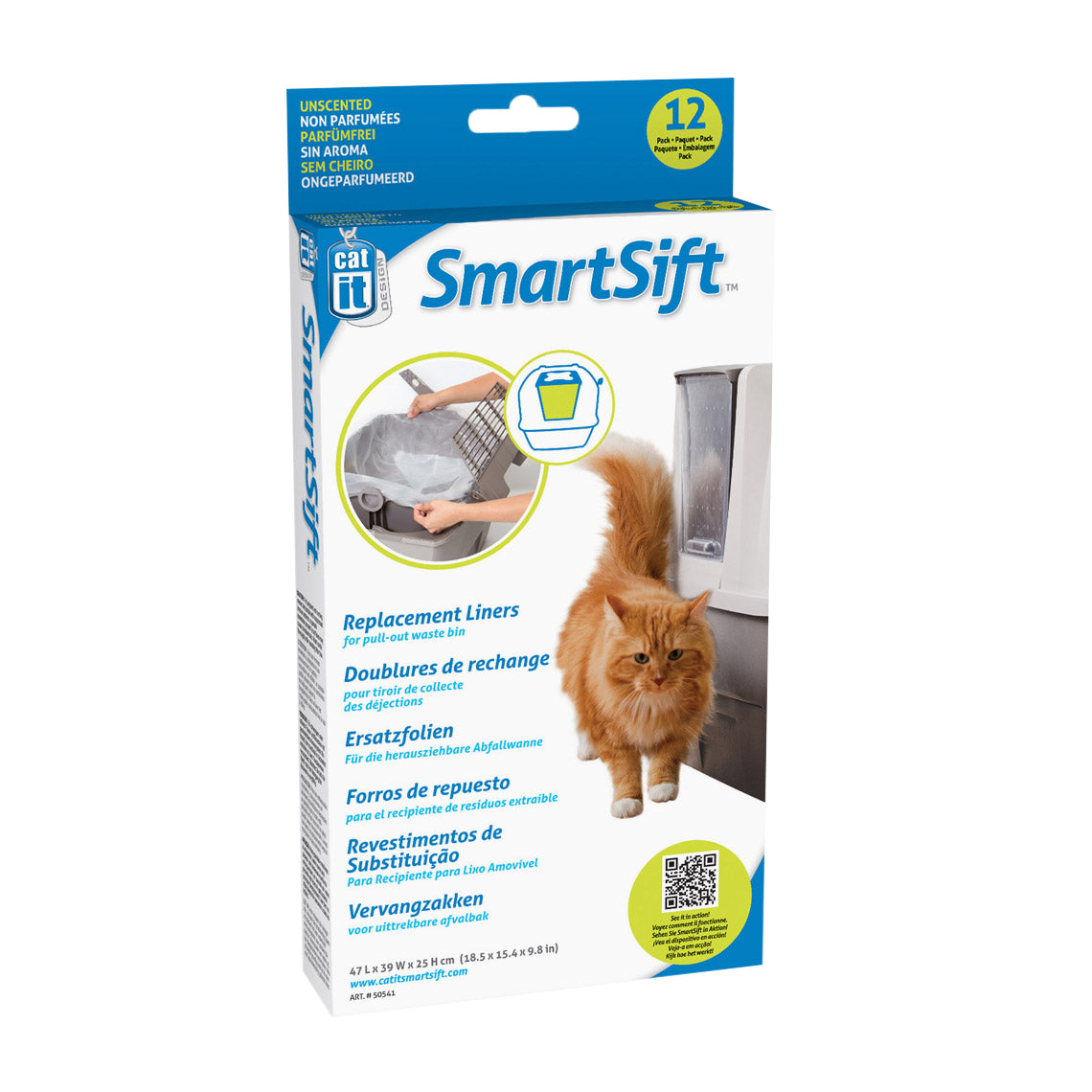 Catit SmartSift Cat Pan Liners Pack of 12