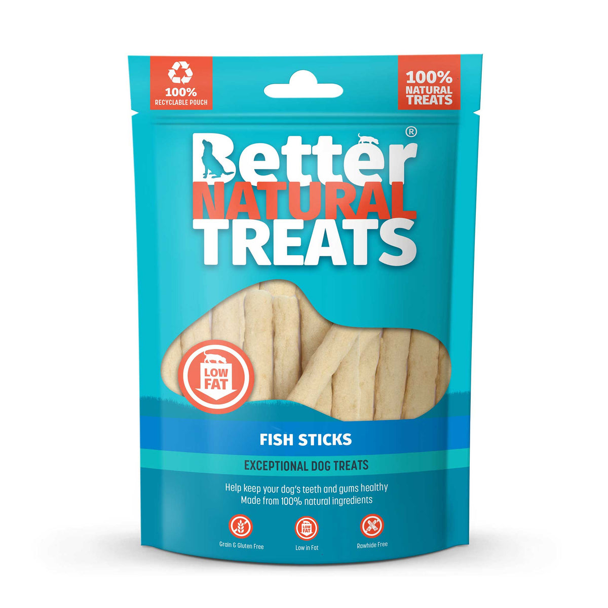Better Natural Dog Treats - Fish Sticks