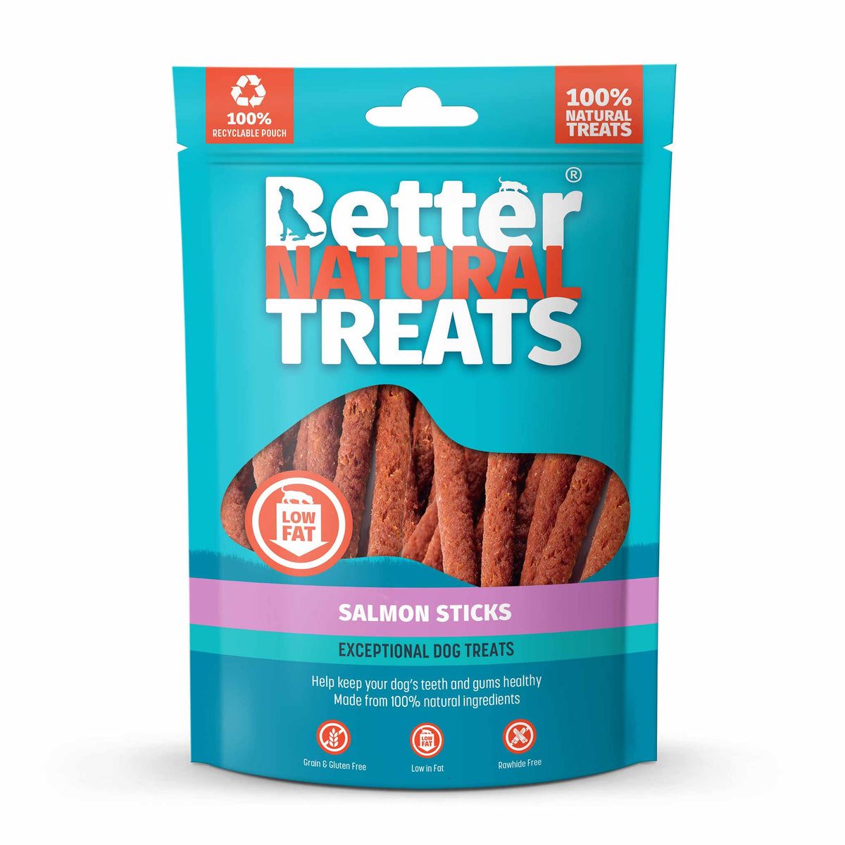 Better Natural Dog Treats - Salmon Sticks