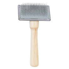 Ancol Ergo Wooden Handle Slicker Dog Brush