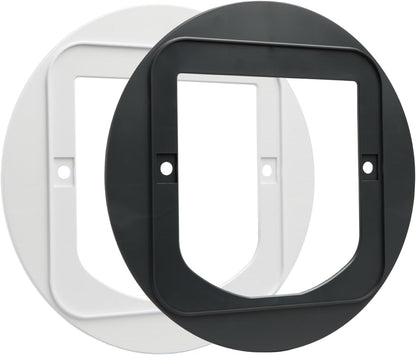 Sureflap Microchip Cat Flap Mounting Adaptor - Grey/White