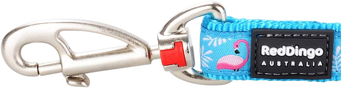 Flamingo Dog Lead - Turquoise