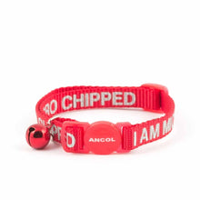 Ancol Safety First  I am Micro Chipped Safety Buckle Cat Collar - 20-30cm