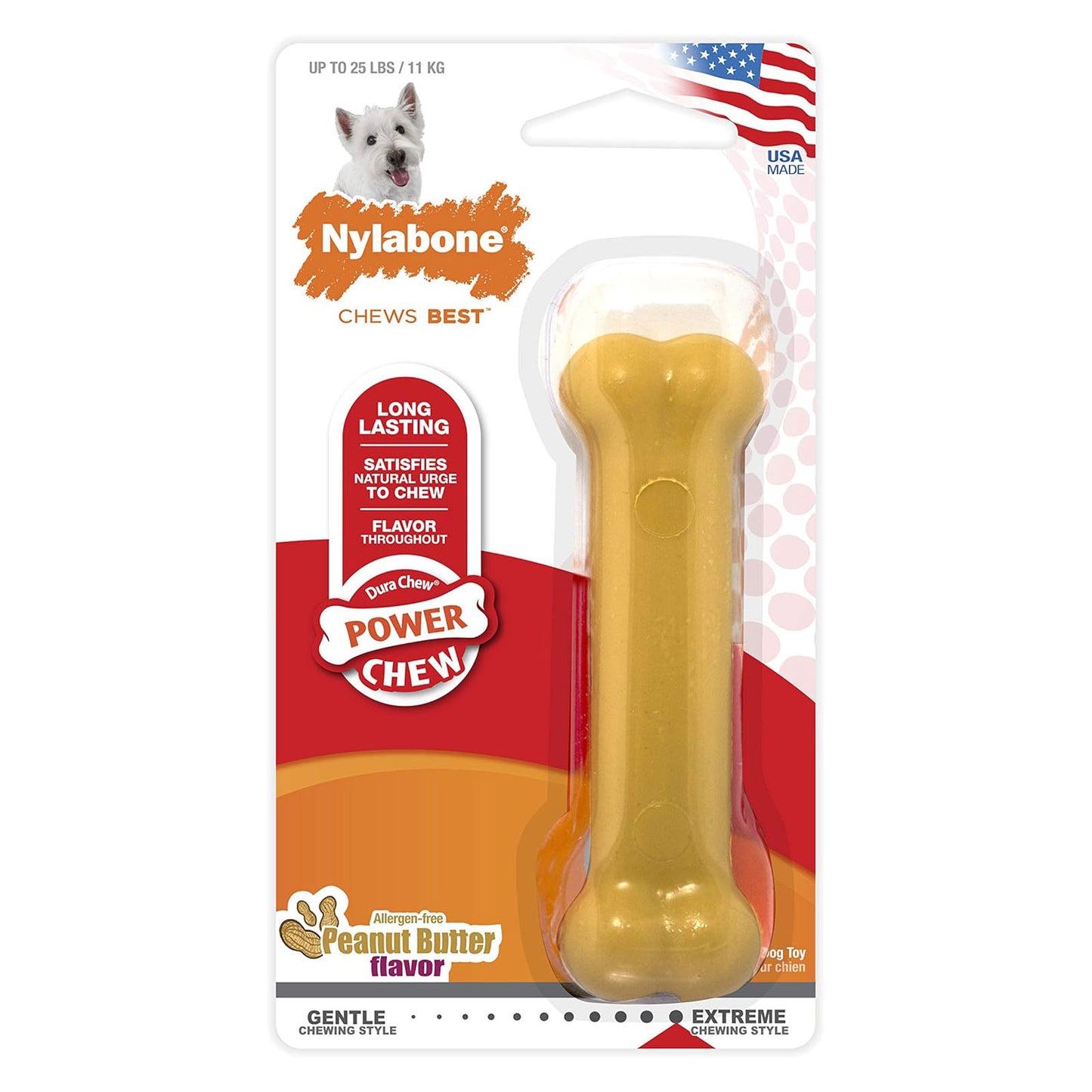 Nylabone Bacon Extreme Bone - Small