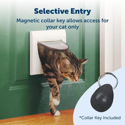 Petsafe Staywell Magnetic 4 Way Locking Classic Cat Flap 932EF