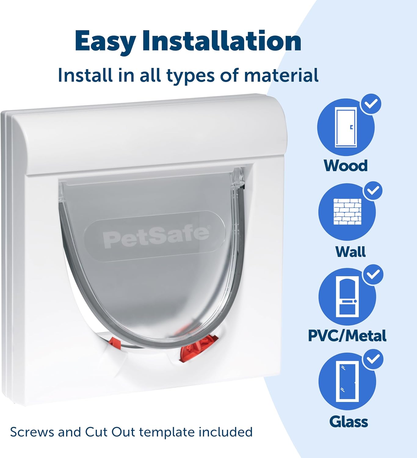 Petsafe Staywell Magnetic 4 Way Locking Classic Cat Flap 932EF