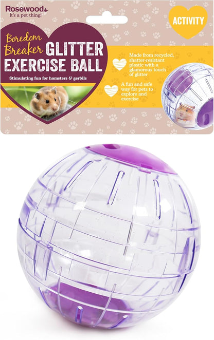 Rosewood Glitter Exercise Ball