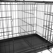 Barkshire Heavy Duty Dog Cage with Divider - Giant  125 x 74cm