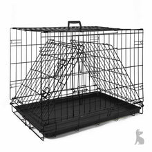 Barkshire Heavy Duty Dog Cage with Divider - XLarge  107 x 74cm