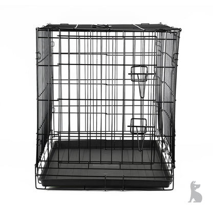 Barkshire Heavy Duty Dog Cage with Divider - Medium 78 x 51cm