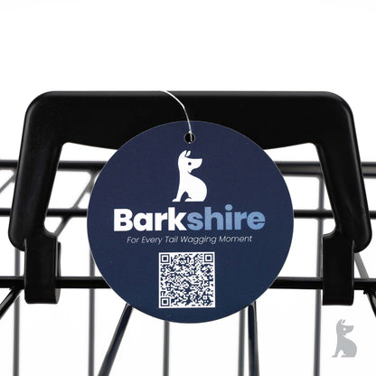 Barkshire Heavy Duty Dog Cage with Divider - Medium 78 x 51cm