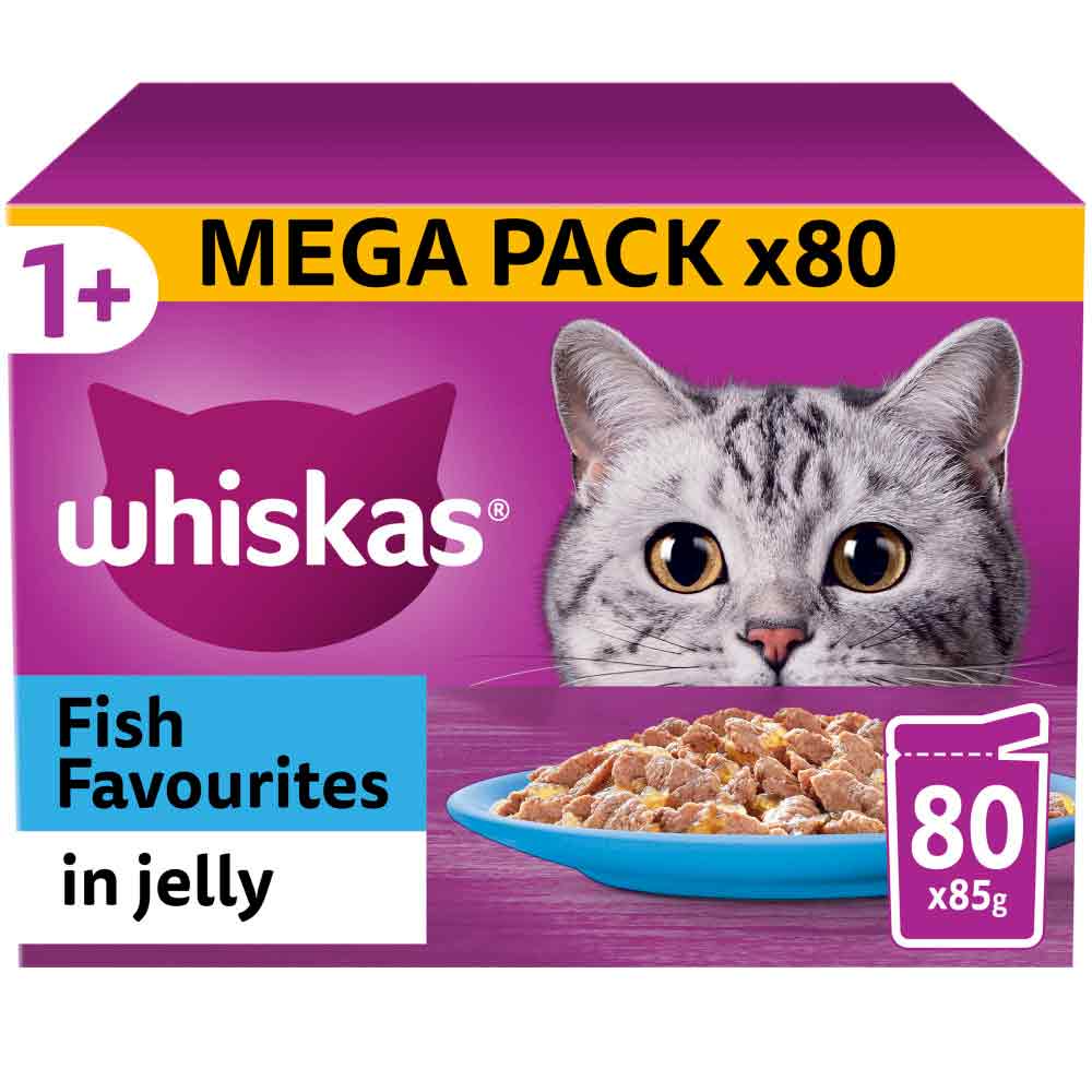 Whiskas Whiskas Favourites Adult Wet Cat Food pet food packaging