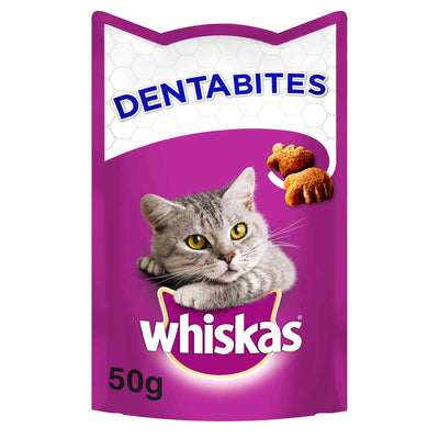 Whiskas Whiskas Dentabites Chicken Adult Treat Cat pet food packaging