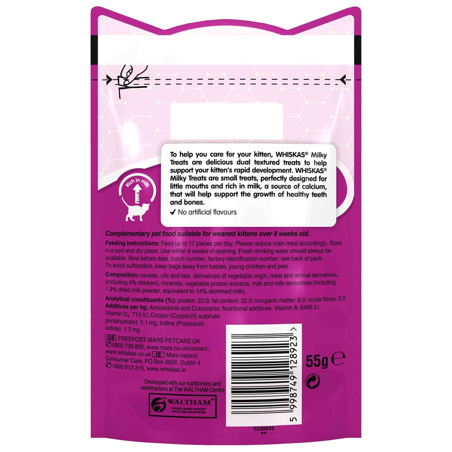Whiskas Milky Kitten Treats - 50g