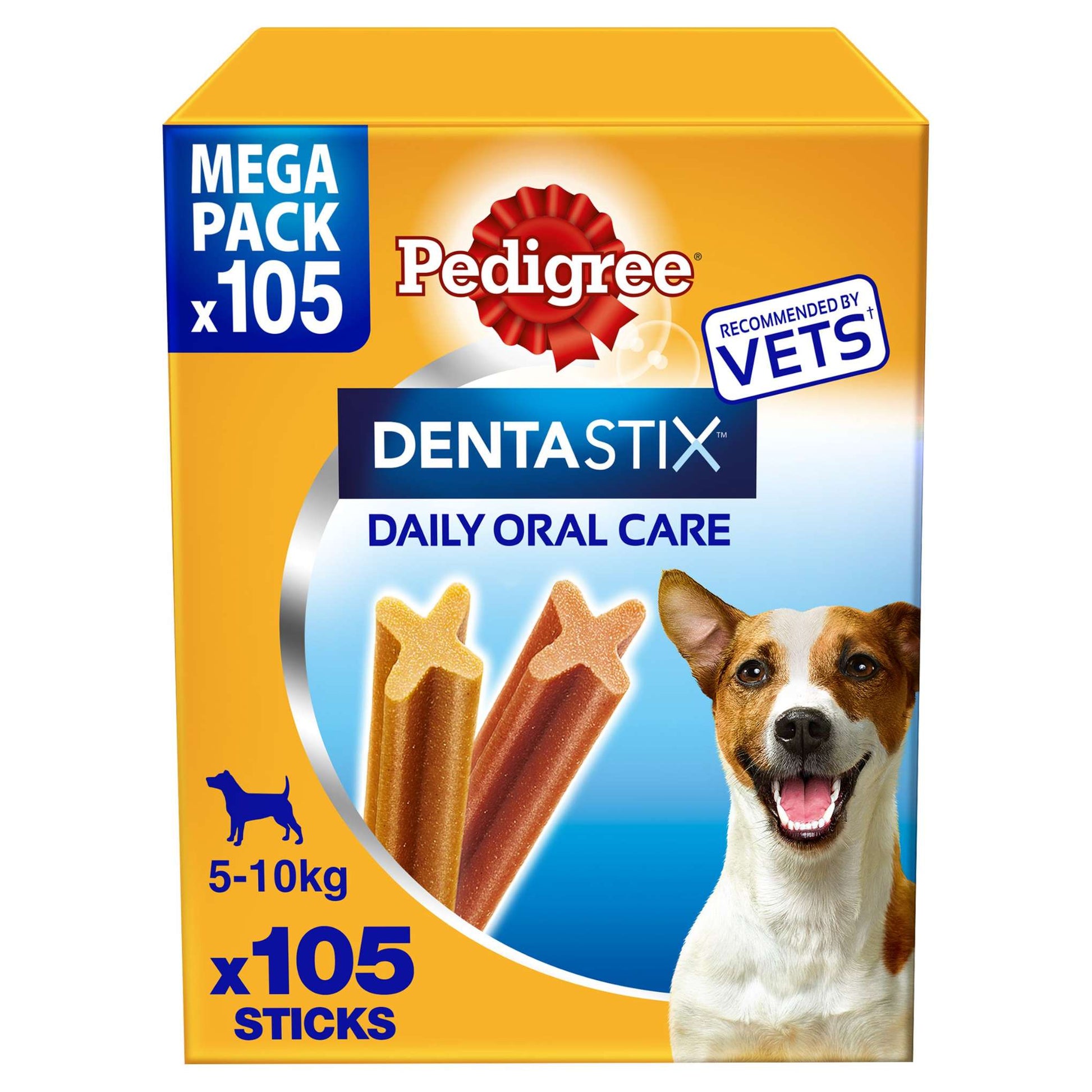 Pedigree Dentastix Daily Dental Chew Small Dog 105 Stick Bulk