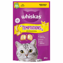 Whiskas Temptations Cat Treats - Chicken & Cheese - 60g
