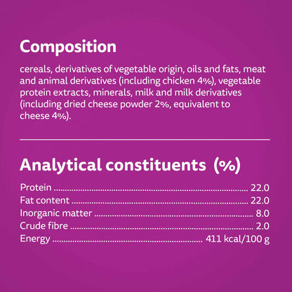 Whiskas Temptations Cat Treats - Chicken & Cheese - 60g