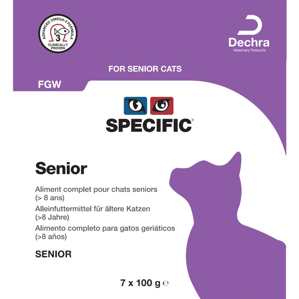 Dechra Specific FGW Senior Wet Cat Food - Trays