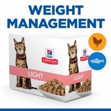 Hills Science Plan Light Adult Wet Cat Food - Favourite Selection - 12 x 85g Pouches