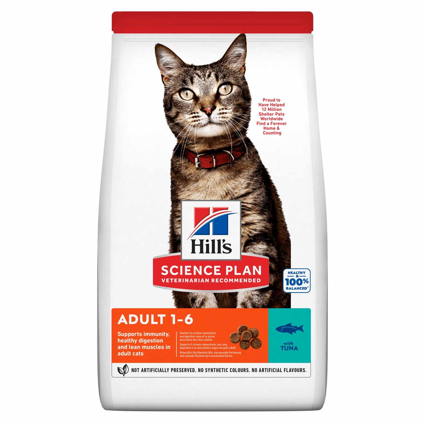 Hills Science Plan Adult Dry Cat Food - Tuna
