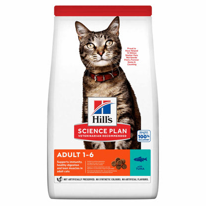 Hills Science Plan Adult Dry Cat Food - Tuna
