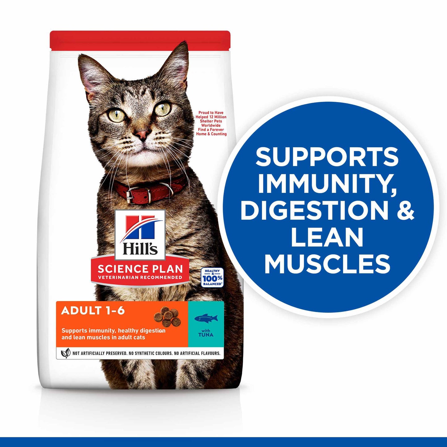 Hills Science Plan Adult Dry Cat Food - Tuna