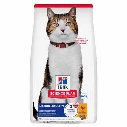 Hills Science Plan Mature Dry Cat Food - Chicken