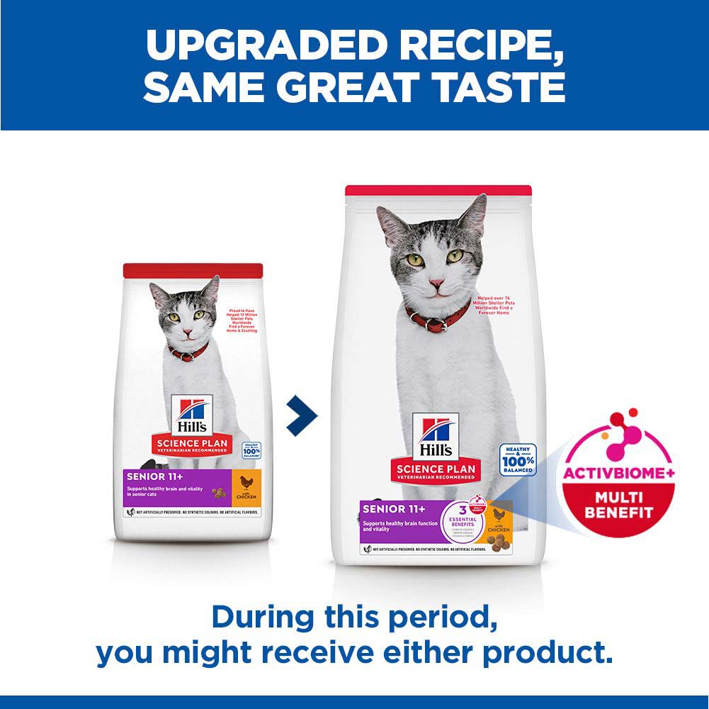 Hills Science Plan Senior Dry Cat Food - Chicken