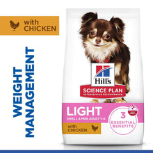 Hills Science Plan Light Small & Mini Breed Adult Dry Dog Food - Chicken