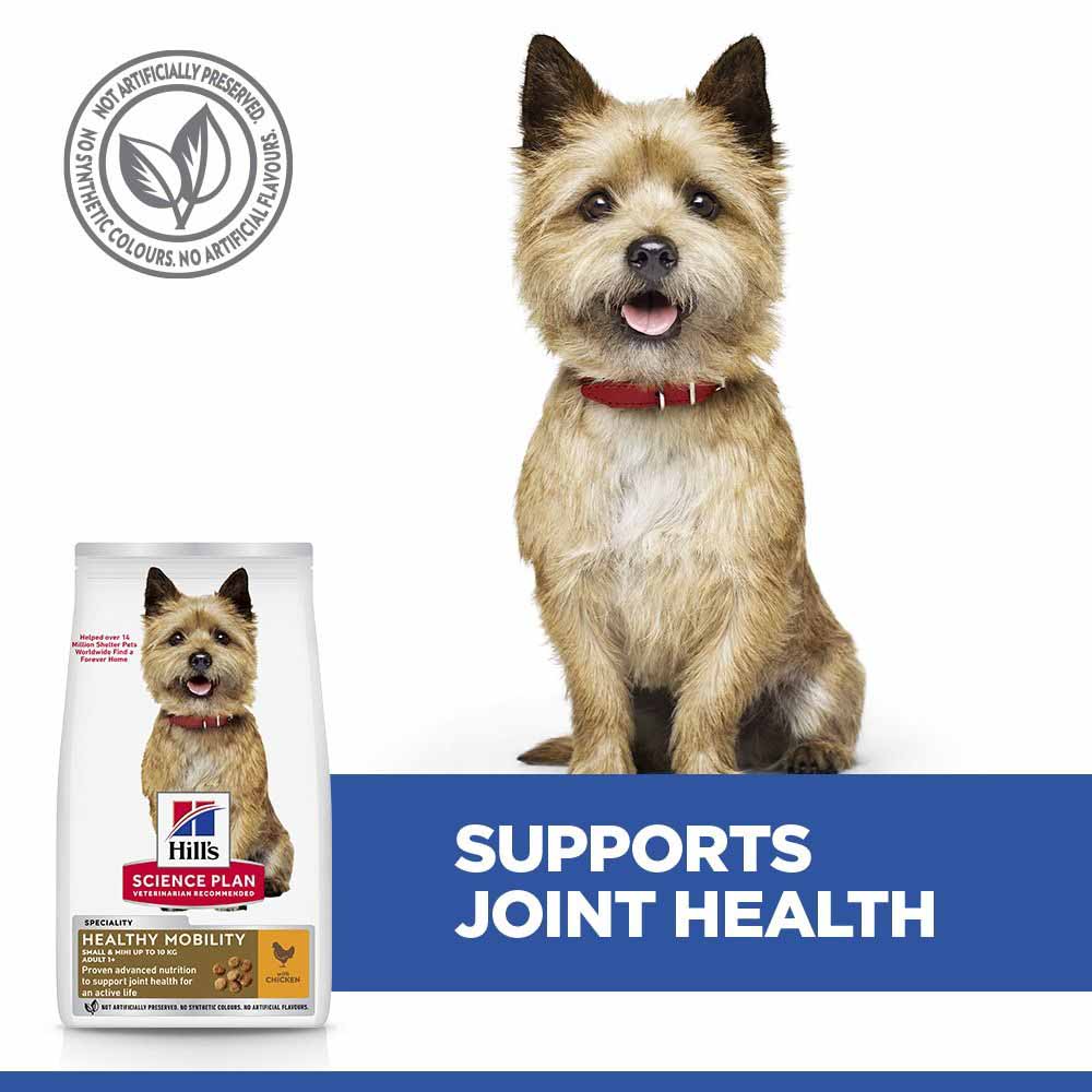 Hills Science Plan Healthy Mobility Small / Mini Breed Dry Dog Food - Chicken