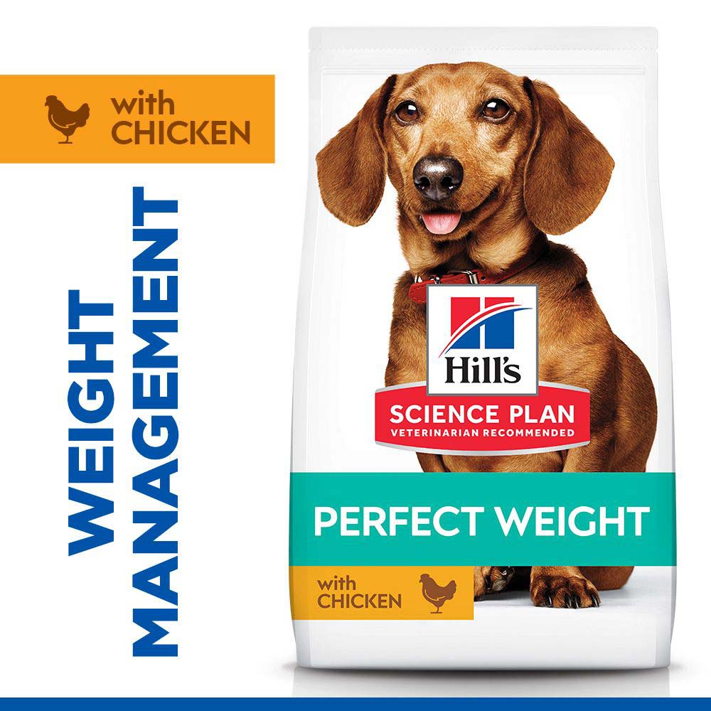 Hills Science Plan Perfect Weight Small & Mini Adult Dry Dog Food - Chicken