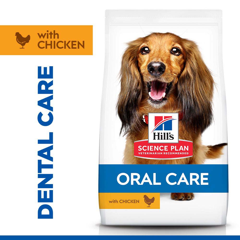 Hills Science Plan Oral Care Medium Breed Adult Dry Dog Food - Chicken