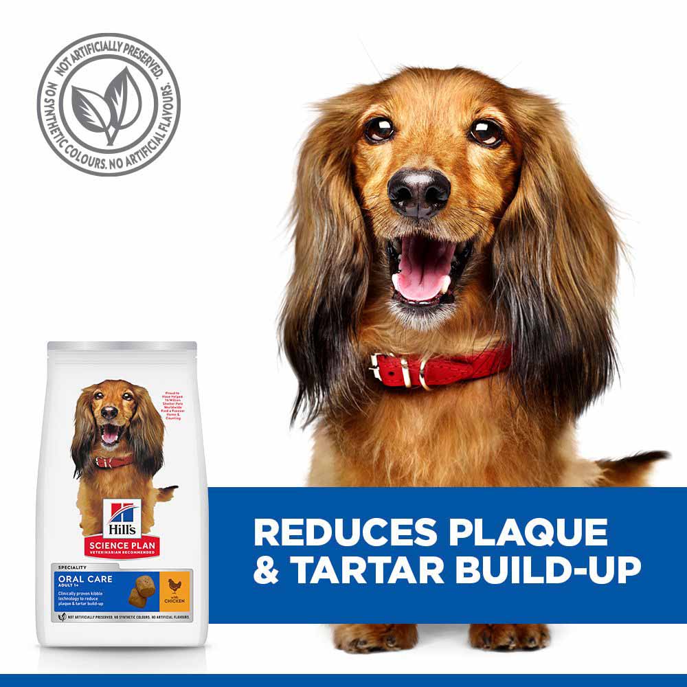 Hills Science Plan Oral Care Medium Breed Adult Dry Dog Food - Chicken