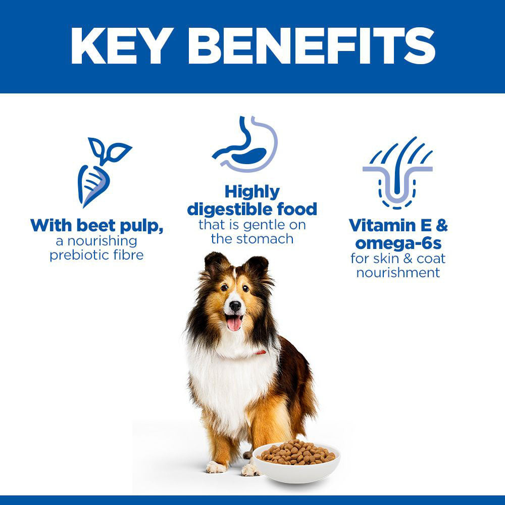 Hills Science Plan Sensitive Stomach & Skin Medium Breed Adult Dry Dog Food - Chicken