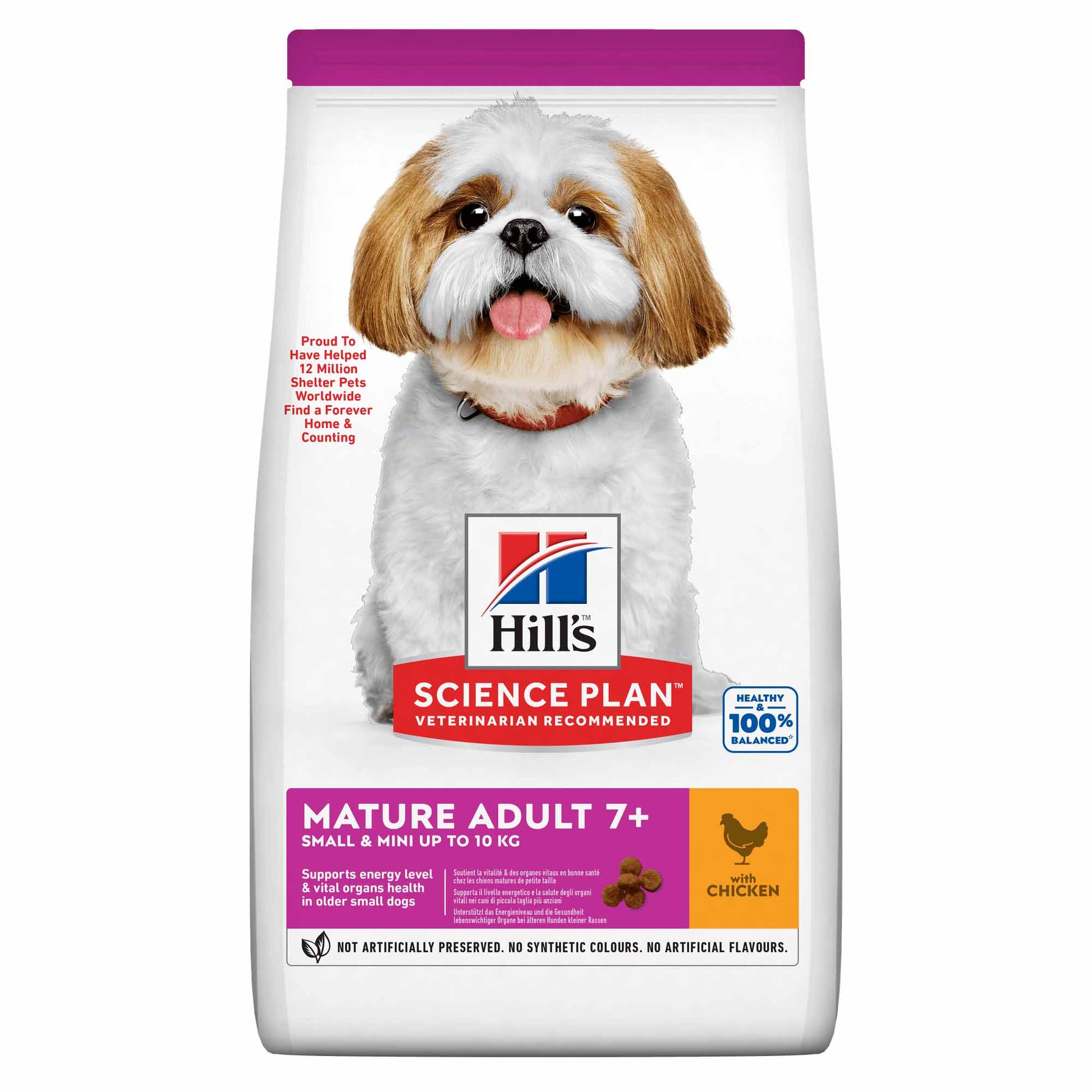Hill's Hill'S Science Plan Chicken Turkey Senior Dry Dog Food pet food packaging
