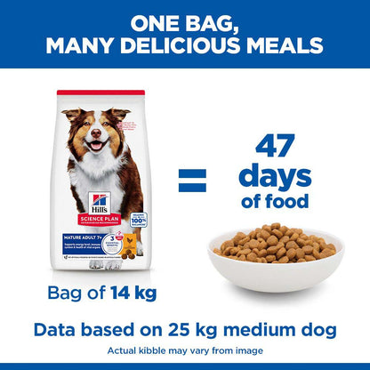 Hills Science Plan Medium Breed Mature 7 Years+ Dry Dog Food - Chicken