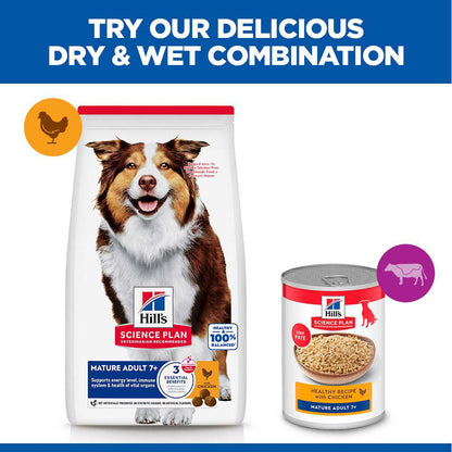 Hills Science Plan Medium Breed Mature 7 Years+ Dry Dog Food - Chicken
