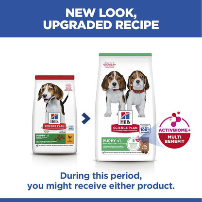 Hills Science Plan Medium Breed Puppy Dry Dog Food - Lamb & Rice