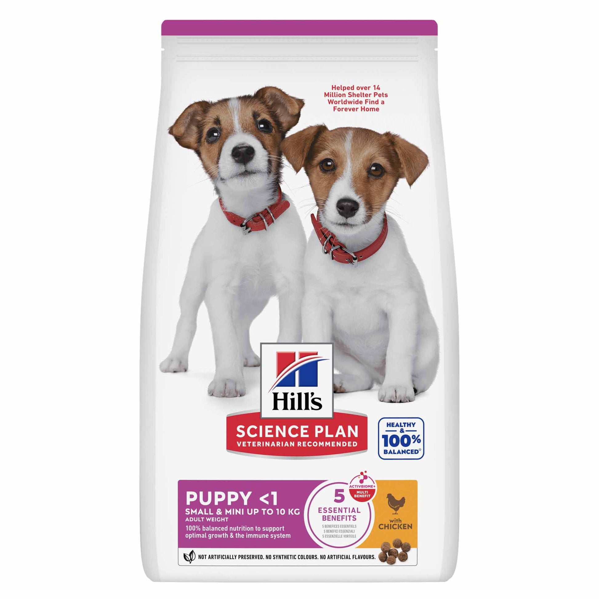 Hill's Hill'S Science Plan Miniature Chicken Turkey Puppy Dry Dog Food pet food packaging