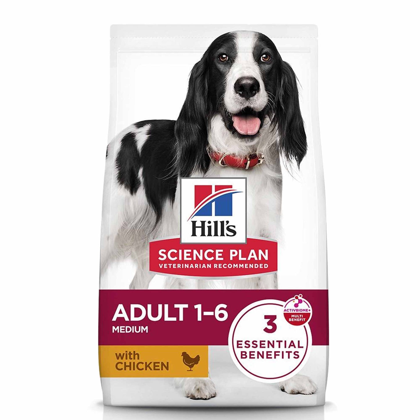 Hills Science Plan Medium Breed Adult Dry Dog Food - Chicken