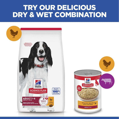 Hills Science Plan Medium Breed Adult Dry Dog Food - Chicken