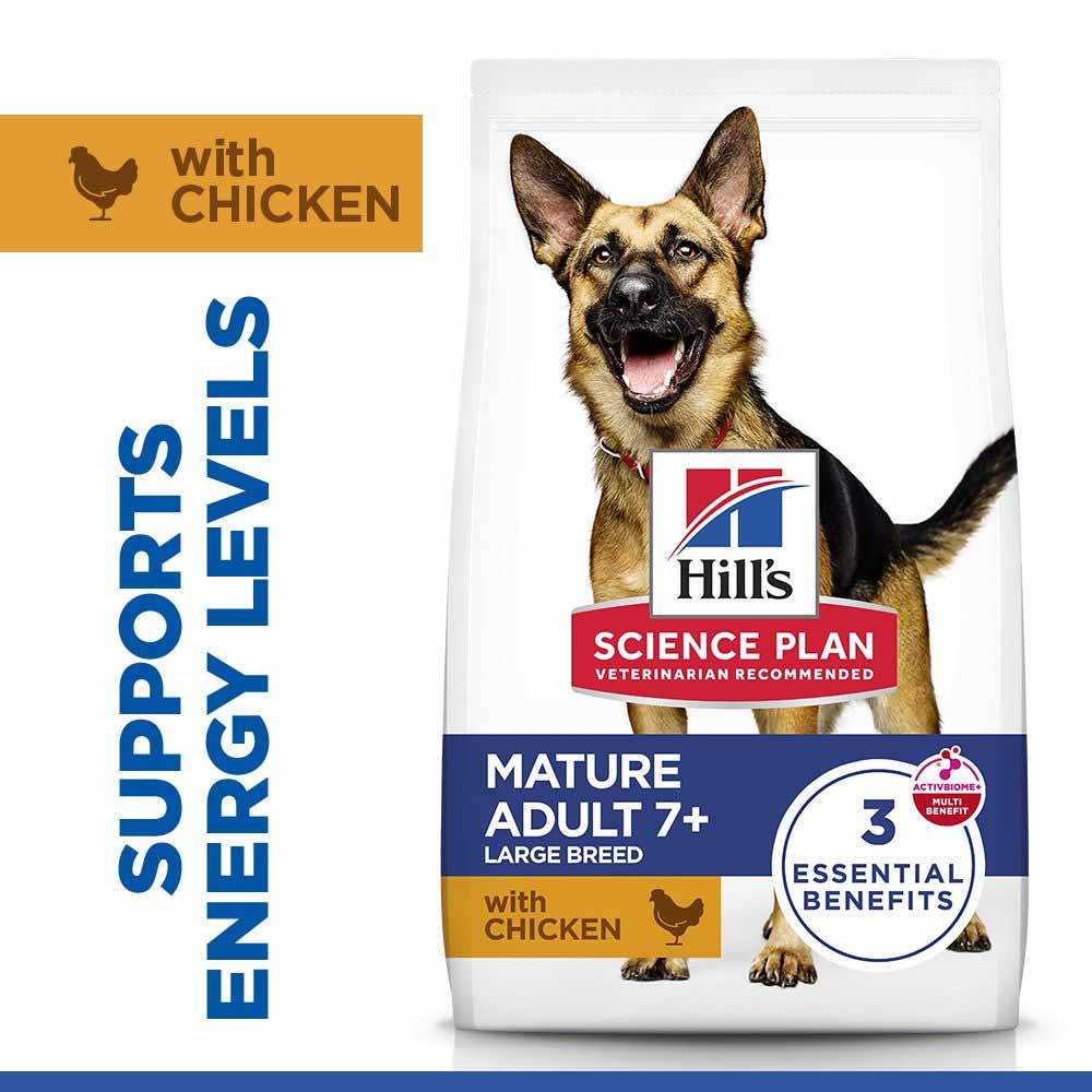 Hills Science Plan Large Breed Mature Dry Dog Food - Chicken
