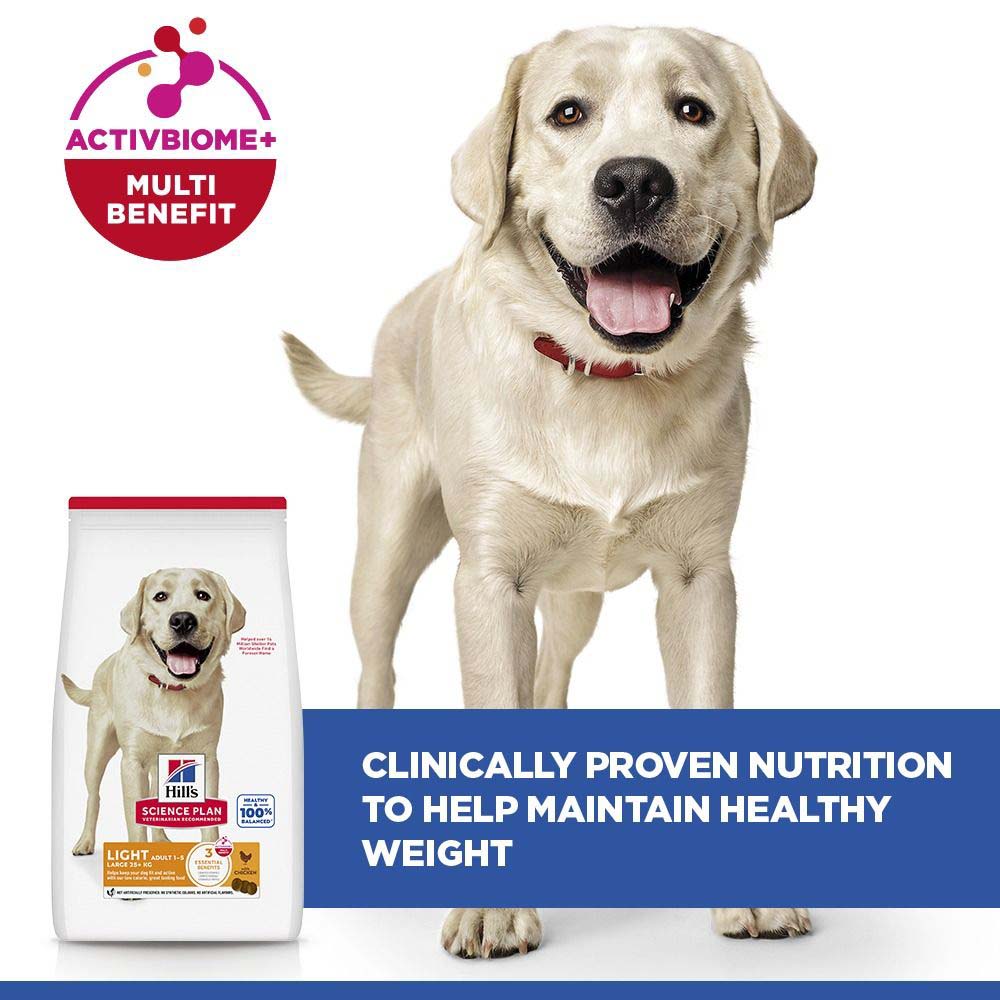 Hills Science Plan Light Large Breed Adult Dry Dog Food - Chicken