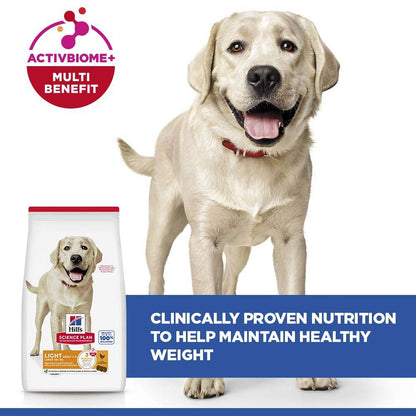 Hills Science Plan Light Large Breed Adult Dry Dog Food - Chicken