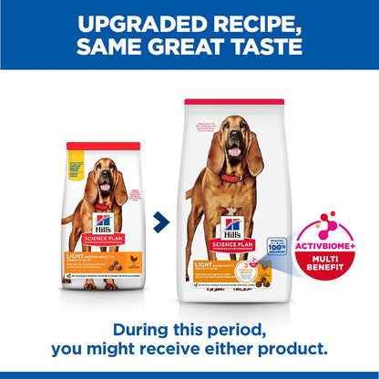 Hills Science Plan Light Medium Breed Mature Dry Dog Food - Chicken