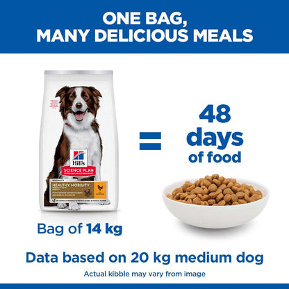 Hills Science Plan Healthy Mobility Medium Breed Adult Dry Dog Food - Chicken